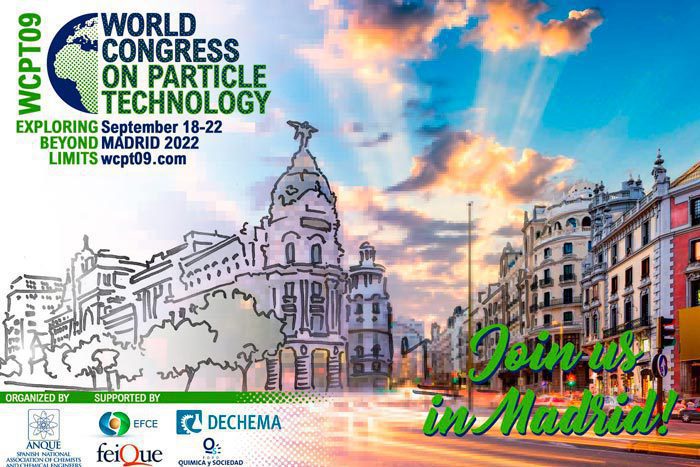 Madrid acogerá el Congreso Mundial de Tecnología de Partículas 2022