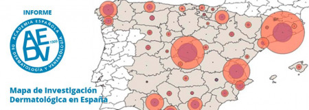 El mapa de la investigación dermatológica en España
