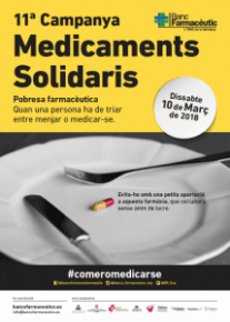 Se necesitan 1200 voluntarios para la Campaña "Medicaments Solidaris"