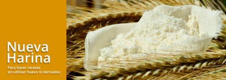 Nueva harina que permite hacer recetas sin utilizar huevo ni derivados
