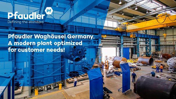 Comunicado oficial Pfaudler: Nueva planta de Waghäusel
