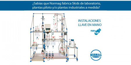 Expediente NORMAG: Skids de laboratorio y producción "made in germany"